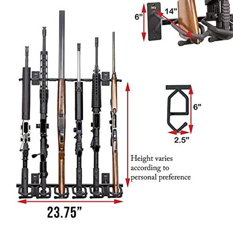 Hold Up Displays Gun Rack And Rifle Storage Holds 6 Winchester