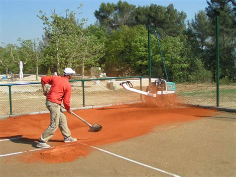 build  clay tennis court