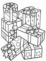 Coloring Birthday Present Presents Pages Gifts Getcolorings Printable Getdrawings sketch template