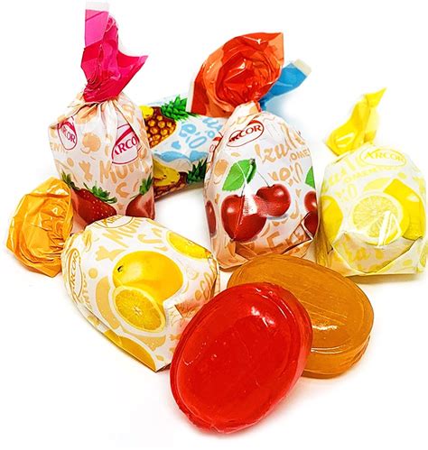 arcor assorted filled fruit bonbons bulk hard candy assorted fruit