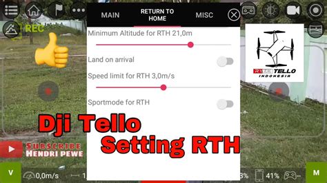 dji tello tutorial setting rth accuracy drone video youtube