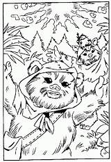 Coloring Pages Ewok Wars Star Gif Ewoks Colouring Abc Kids Party Teen Popular Birthday Visit Embroidery Christmas Coloringhome Pattern Drawing sketch template