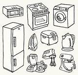Appliances Microwave Dibujos Tecnologicos Animados Avances Aparatos Tecnológicos Objetos sketch template