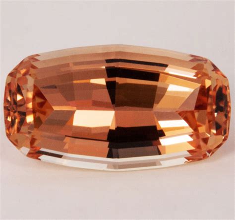 carat imperial topaz brazil cushion brilliant cut