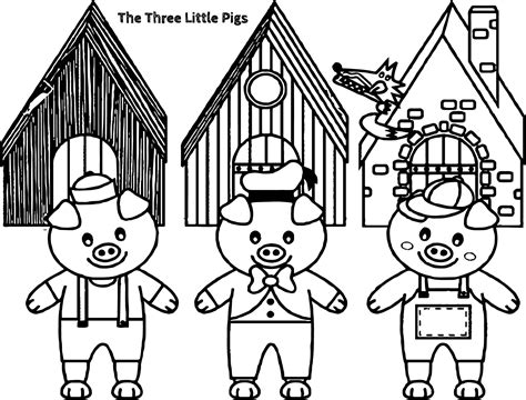 pigs coloring pages printable