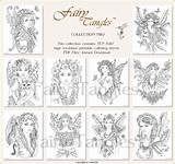 Coloring Printable Tangles Fairy Book Pages Bulk Collection Zoom Click sketch template