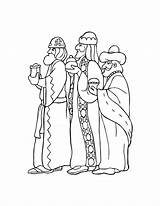 Reyes Magos Drie Koningen Magi Pequeocio Befana Epiphany Reis Infantiles Cristianas sketch template
