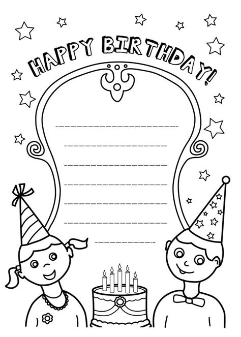 happy birthday coloring pages happy birthday coloring pages coloring