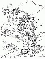 Rainbow Brite Coloring Pages Bright Cartoons Books Last Library Clipart Comments sketch template