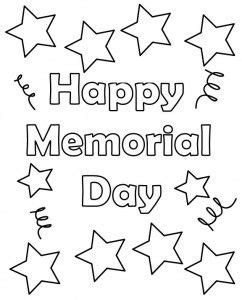 coloring pictures memorial day print color craft coloring pages