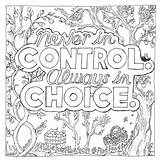 Coloring Pages Choice Control Always Never Quotes Book Choose Quality Board High sketch template