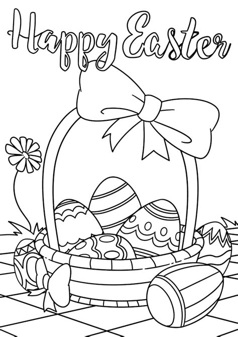 easter basket coloring pages freebie finding mom