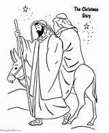 Nativity Sheets Knocking Bible sketch template