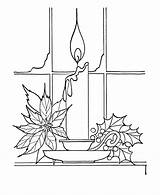 Coloring Pages Christmas Candles Window Candle Activity Printable Holly Bells Holiday Popular Dot Kids Print Decorate Enlightening Display Season During sketch template