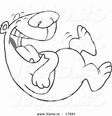 Laughing Coloring Pages Cartoon Getdrawings Bear sketch template