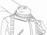Coloring Pages Gru Despicable Getdrawings Getcolorings sketch template