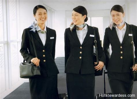 Japan Airlines Flight Attendants Hot Stewardess