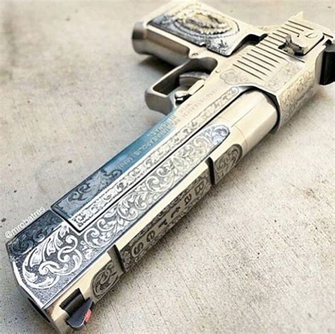 beautifully engraved desert eagle weapons guns guns  ammo arsenal
