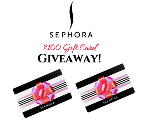 sephora gift card giveaway style uncovered