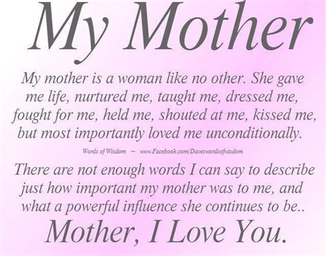 dedication to my wonderful mother thank you mom for everything