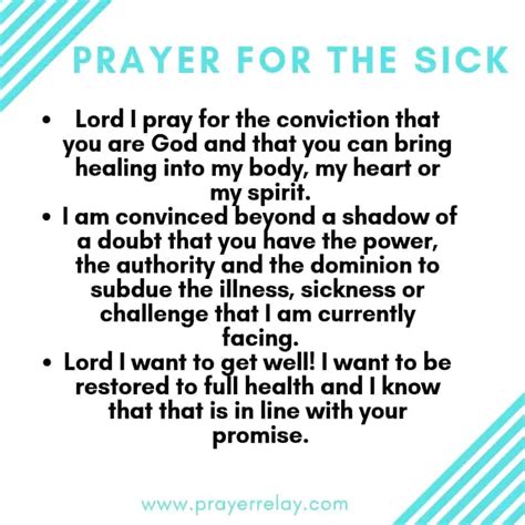 powerful biblical prayer points  healing   sick