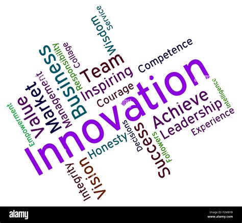 innovation words meaning creative invention  conception stock photo