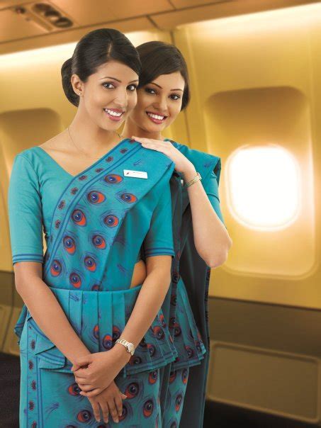 Sri Lankan Airline Beautiful Air Hostesses And Cabin