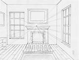 Perspective Point Room Drawing Sketch Window Interior Dessin Fireplace Architecture Drawings Living Elements Deviantart Incorporate Google Mantal Panes Maison Intérieur sketch template