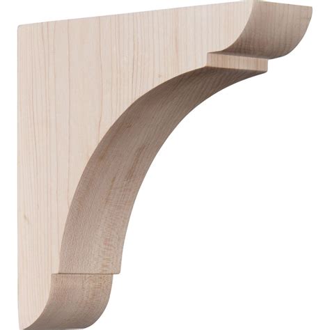 wood bracket shelf countertop support brackets corbels building materials