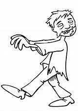 Zombie Coloring Pages Halloween Clipart Kids Drawing Colouring Scary Cartoon Cute Zombies Drawings Female Dead Outline Cliparts Walking Cartoons Printable sketch template