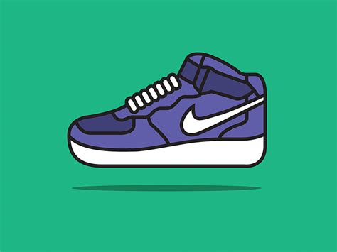 nike air force  mid illustration  avessovision  dribbble