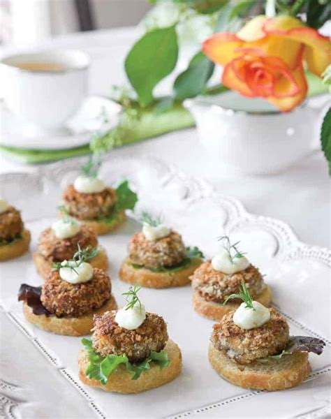 easy afternoon tea savory bites recipes  ideas  daily