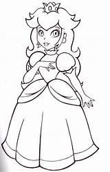 Coloring Peach Mario Princess Pages Super Kids Sheets Bestcoloringpagesforkids sketch template