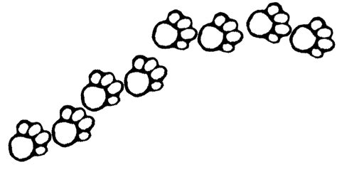 pictures  paw prints clipart
