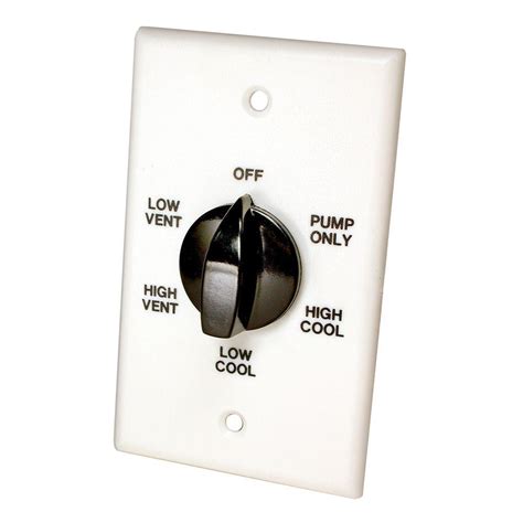 dial  position evaporative cooler wall switch   home depot swamp cooler switch