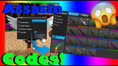 assassin   codes  roblox youtube