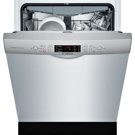 bosch  series sgeuuc   built  dishwasher  stainless steel tub  stainless steel