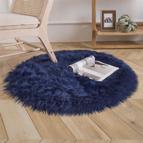 deluxe soft faux sheepskin fur series decorative indoor area rug