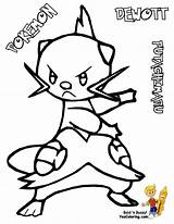 Pages Coloring Dewott Getcolorings Colouring sketch template