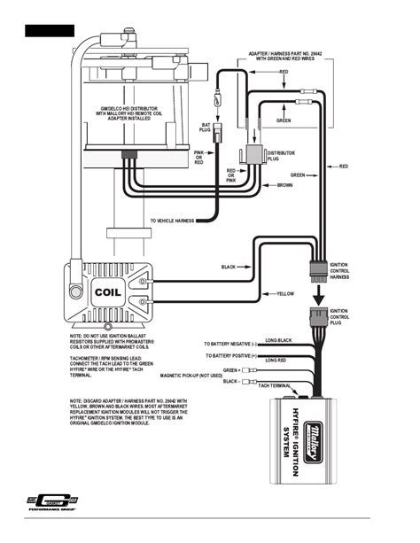 mallory ignition coil wiring diagram mallory unilite distributor
