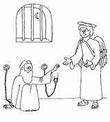 Released Kolorowanka Miraculously Więzienia Piotr Uratowany Noego Potop Arka Christianity Relesed sketch template