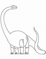 Coloring Neck Pages Long Apatosaurus Getdrawings Drawing Template sketch template