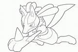 Lucario Pokemon Coloring Lineart Pages Absol Sinnoh Colouring Comments Coloringhome Popular Moxie2d sketch template
