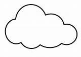 Nuage Colorier Nube Clouds Coloriages Naturaleza Drawing Clipartbest sketch template