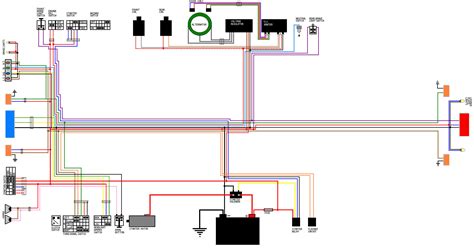 wiring diagram  yamaha virago  wiring flow schema