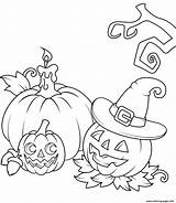 Coloring Jack Pages Lantern Halloween Kids Print sketch template