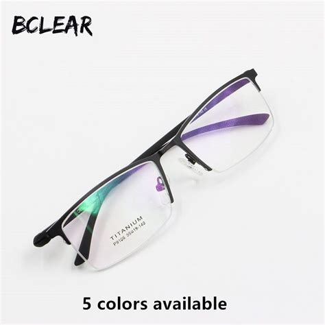 bclear 2017 new arrival optical frame semi rimless prescription glasses