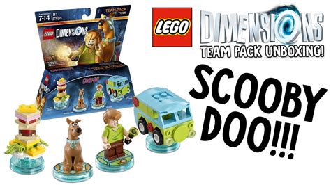lego dimensions scooby doo team pack unboxing lego set no 71206