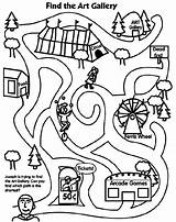 Maze Coloring Mazes Printable Easy Festival Pages Kids Crayola Print Animal Au sketch template