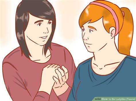 how to be ladylike teens with pictures wikihow